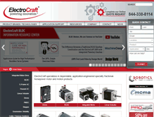 Tablet Screenshot of electrocraft.com