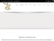 Tablet Screenshot of electrocraft.net