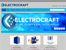 Tablet Screenshot of electrocraft.com.au